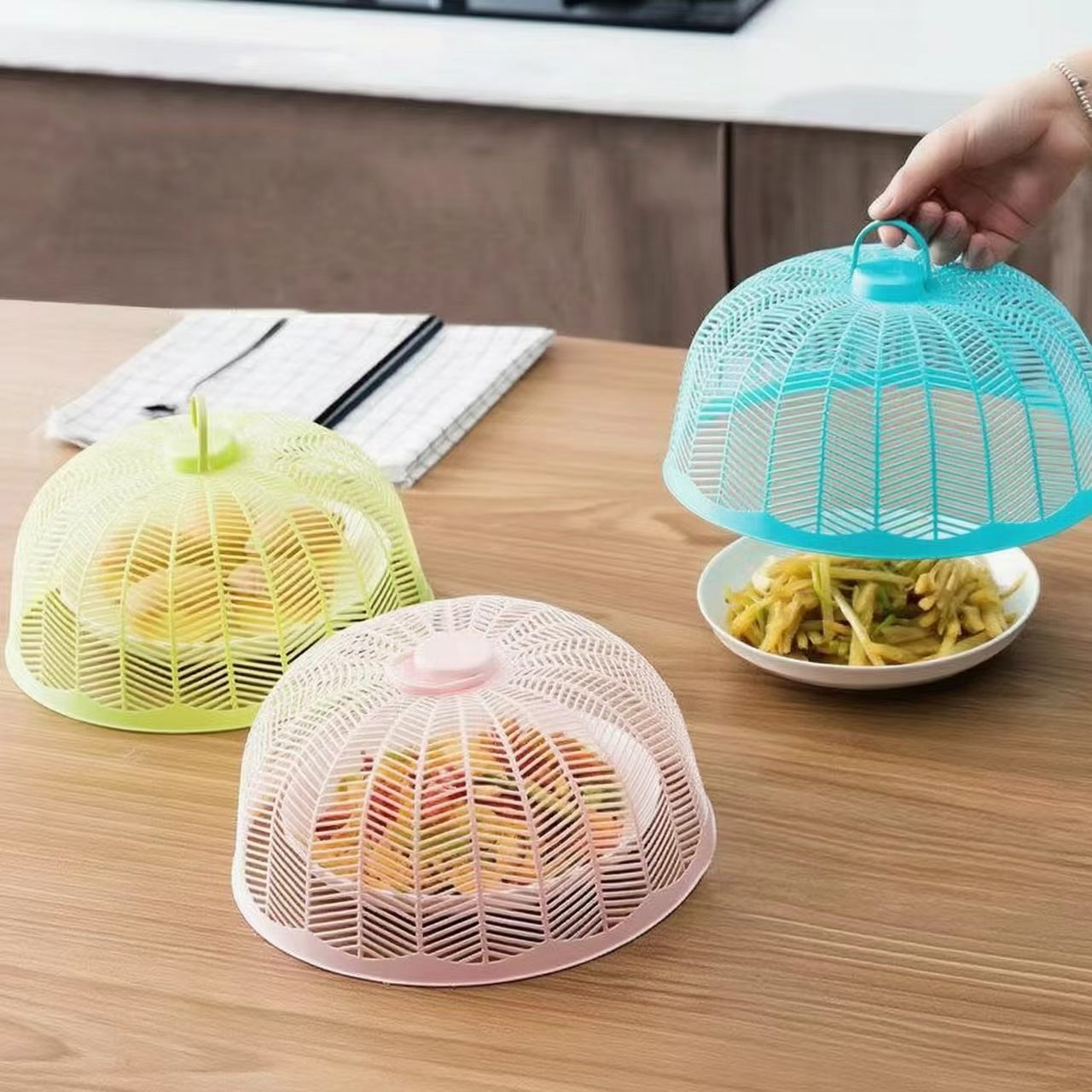 Food cover 2026 new model for home use, dust-proof, for covering leftover food on the dining table, fly-proof cover