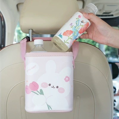 Car Storage Box Cute – Car storage bag/box - tulip-bunny-simple-storage-box