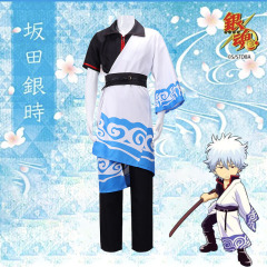銀魂cos服装坂田銀時阿銀桑演技服ハロウィーン衣装アニメ万事屋cosスポット