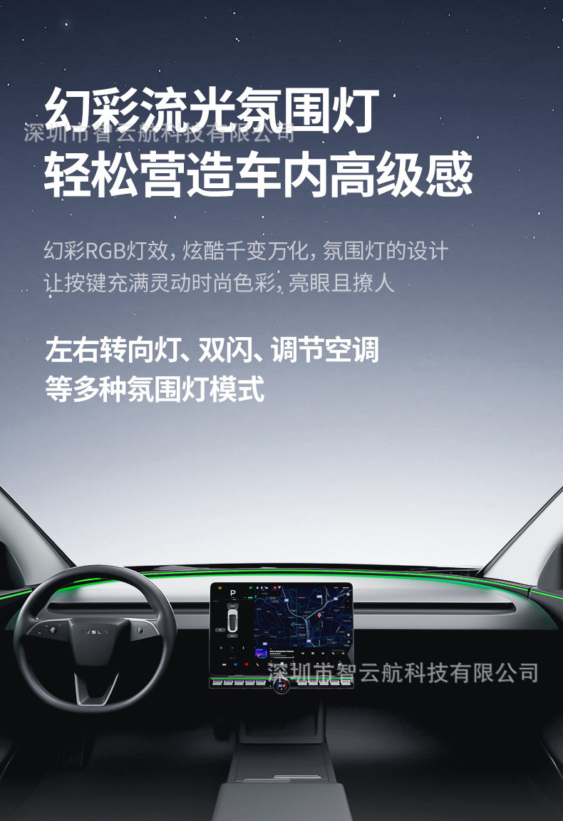 Suitable for Tesla central control physical button mode3/Y central control storage box button renewal 3 multi-function knob