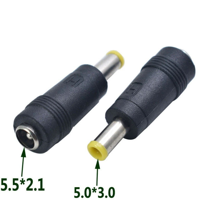 Источник питания головка преобразования головки DCголовки материнская головка 5.5*2.1 превращается в головку самца 5.0*3.0 с иглой конвертер для ноутбука