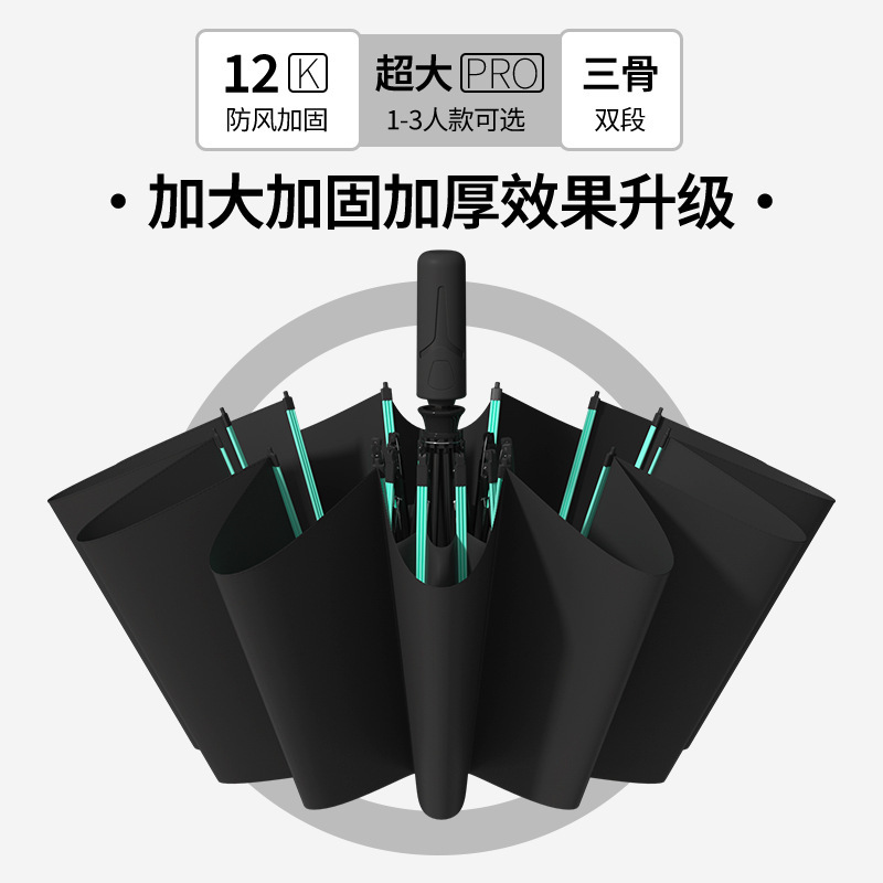 Fully Automatic Large Umbrella for Women, Foldable, Dual-Use for Sun and Rain, Thickened and Enlarged Sunshade Umbrella, Wholesale Sun Protection Umbrella