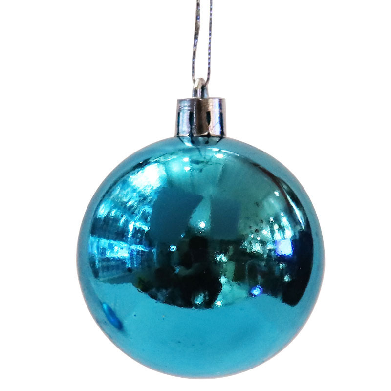 Venta al por mayor BOLA DE Navidad a granel pequeña bola ventana decoración de la boda galvanoplastia de plástico bola decorativa de Navidad 1,8-10cm