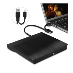 メーカー卸売ブラッシュ外部光学ドライブ USB3.0 外部 DVD バーナーポータブル外部光学ドライブバーナー