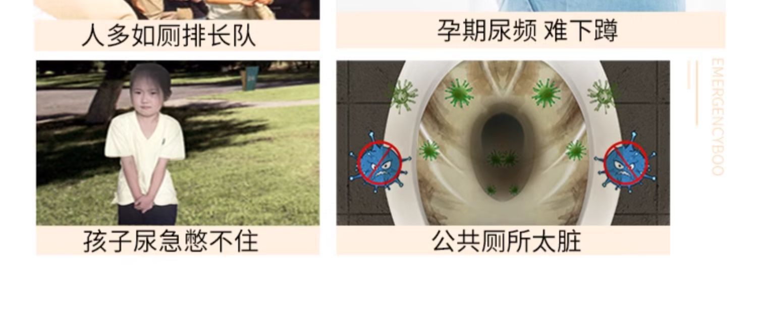 Emergency Urine Bag Disposable Urinal Artifact Urinal for Women on the Car Urinal Car Toilet for Men on Long-Distance Urine Collection