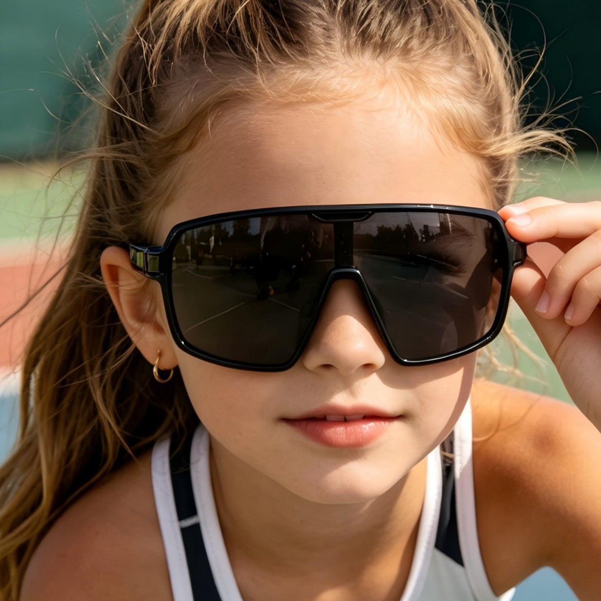 Nuevas gafas de ciclismo al aire libre para niños y niñas transfronterizas, gafas de protección solar a prueba de viento, gafas de sol de escalada de moda