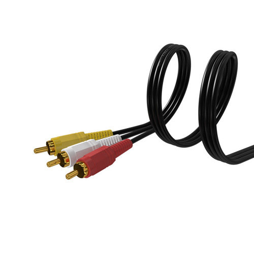 One-to-three audio cable 3.5mm to 3RCA audio cable audio and video connection cable TV box three lotus head AV cable