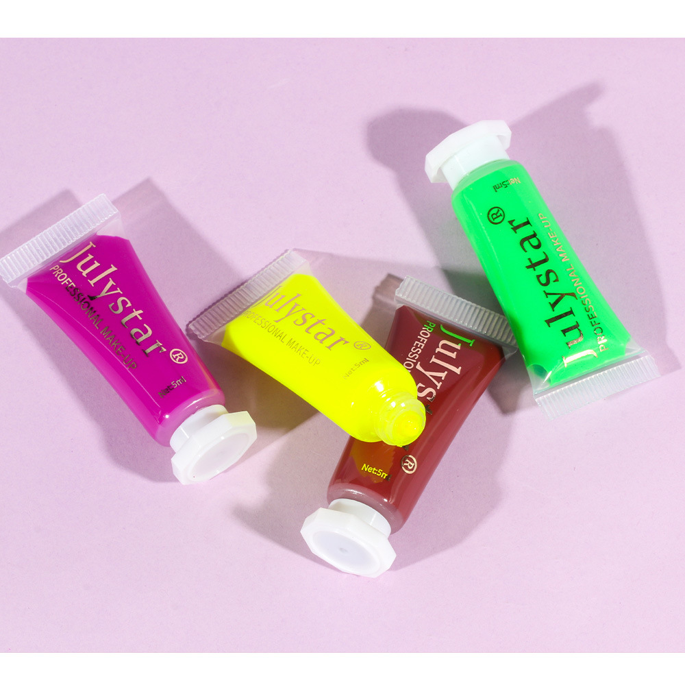 Makeup Halloween Human Facial Painting Cream Dramatic Water Soluble Fluorescent Graffiti Pigment_viptrois.com