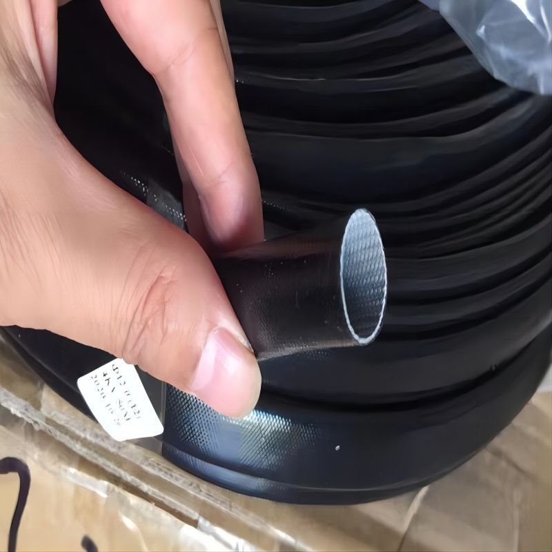 黑色硅胶管 4KV电机玻纤套管耐温200°C玻纤管高压高温套管
