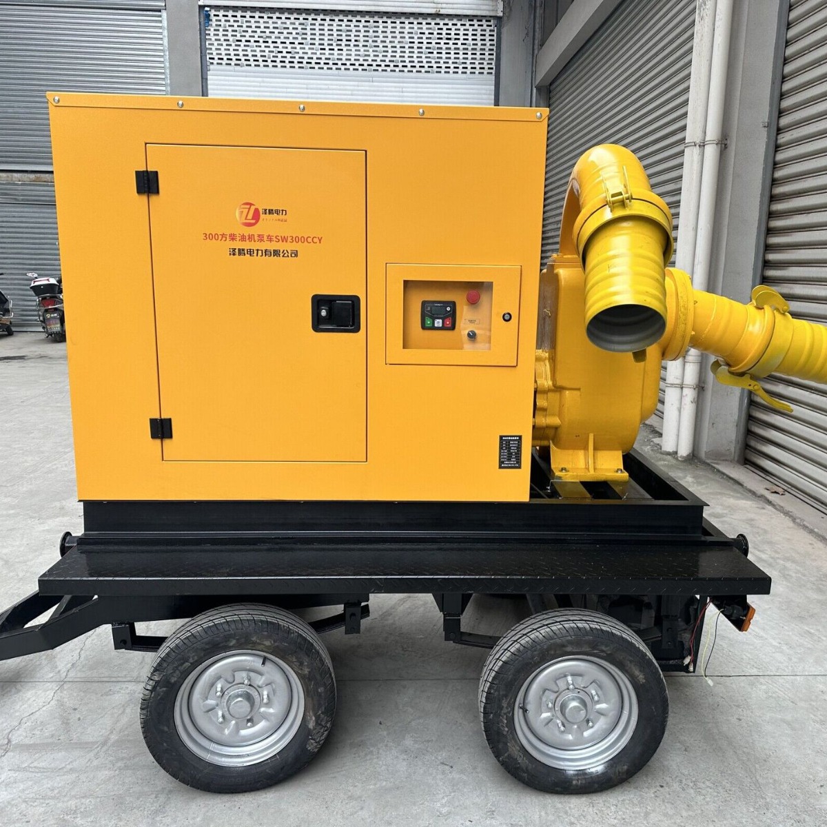 300方柴油水泵车  国产动力  SW300CCY  防涝泄洪  移动式泵车