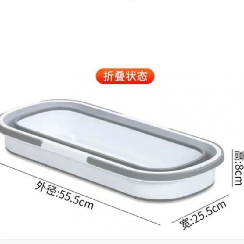 도르래가 있는 55CM 두꺼운 접이식 버킷 이중 손잡이