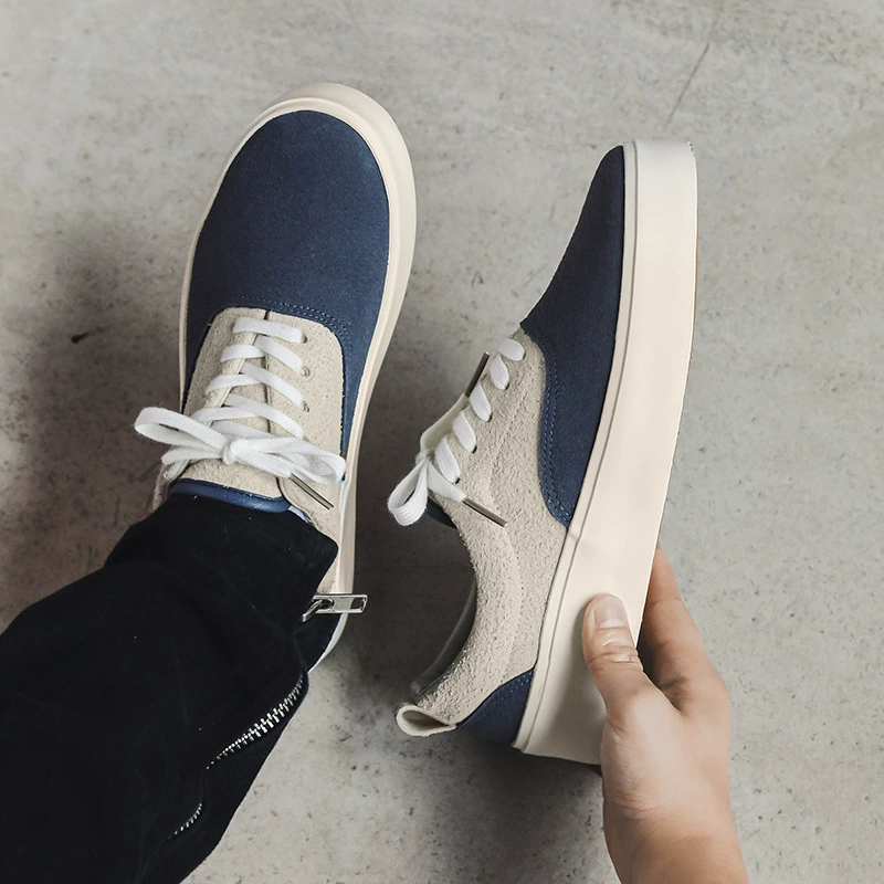 Осень 2023 Новая мужская обувь для студентов низкого класса, модная тенденция, спортивная обувь на платформе для отдыха X121, поколение волос