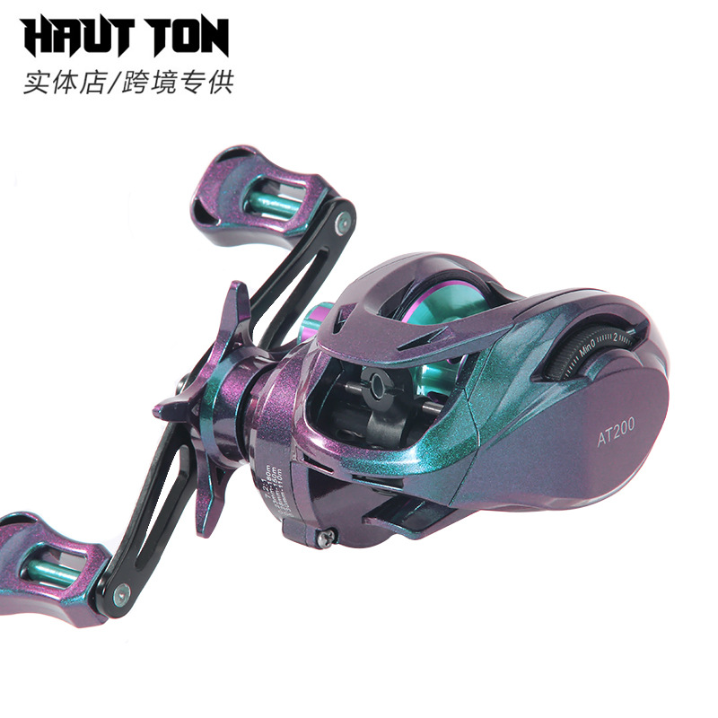 Haodun Luya rueda de gota de agua colorido 2023 transfronterizo nueva línea universal taza rueda de pesca mar Rueda de caña rueda de pesca negra