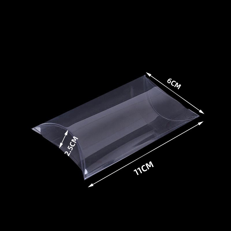 Yongxie Fuente de la fábrica transparente almohada caja de embalaje de plástico PVC caja de Presentación creativa caja de pastel de yema de huevo caja de dulces