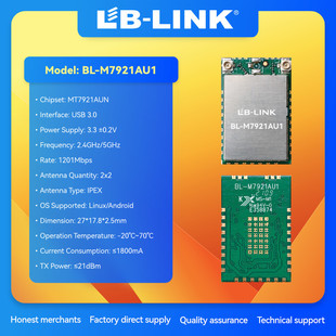 Bl-M7921Au1 Dual-Band 5g Projection Screen 11Ax High-Speed Wifi6 Wireless Module Usb3.0 Bluetooth Bt5.2