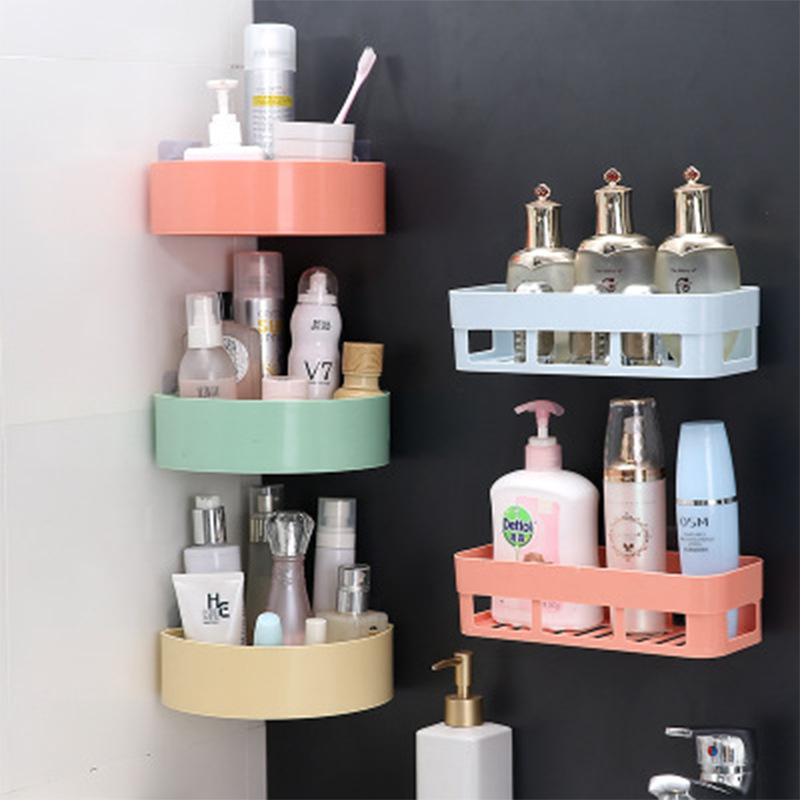 Toilet rack wall-mounted bathroom punch-...