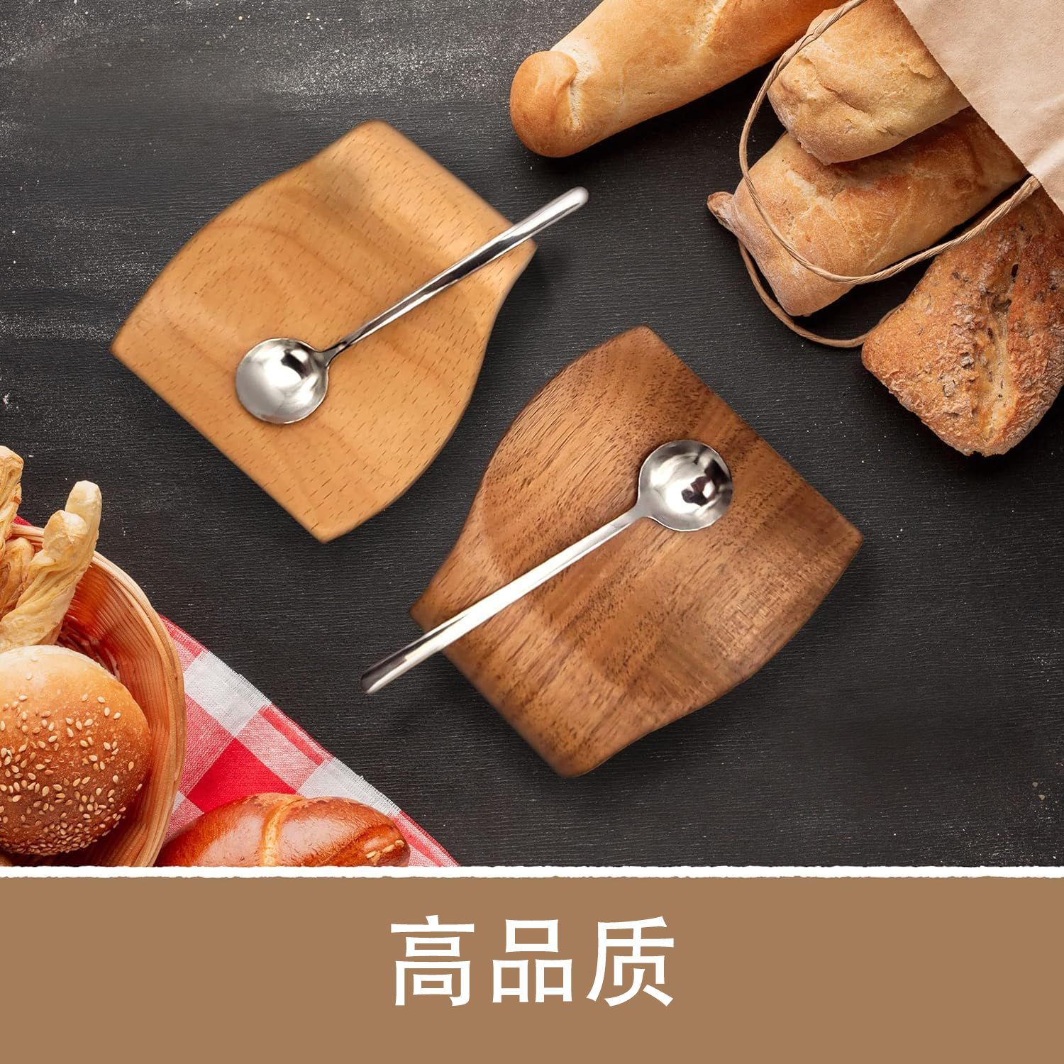 Titular de la cuchara de madera maciza creativa cocina gadget moderno minimalista soporte de aislamiento de madera maciza titular de almacenamiento de vajilla