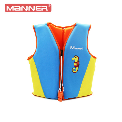 Manner Children's Swim Life Jacket High Buoyancy Vest Snorkeling Back Vest Professional Life Jacket Cross-border Wholesale