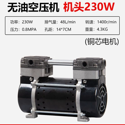 Hava kompressorları Compressor Head Motor Vacuum - oil-free-air-compressor-head-motor-comes-with-accessory-package-230w-motor