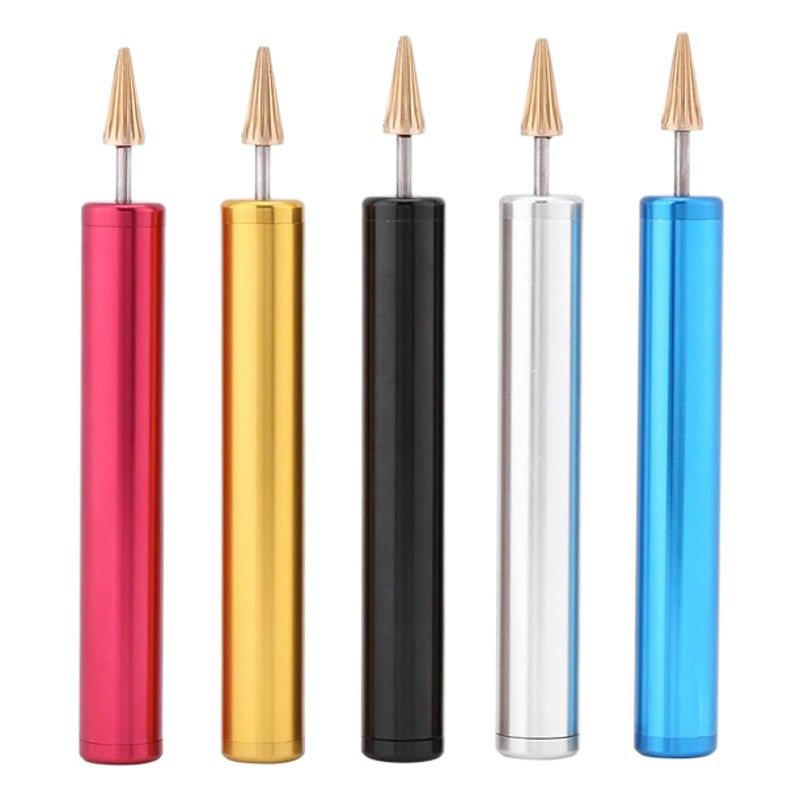 Borde de cuero pluma de aceite DIY Borde de cuero de sellado pluma borde de metal Herramienta de procesamiento borde de color pluma de aceite