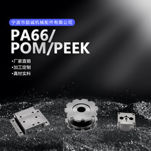 PA66数控车床cnc加工非标精密零件定制PEEK五金不锈钢加工