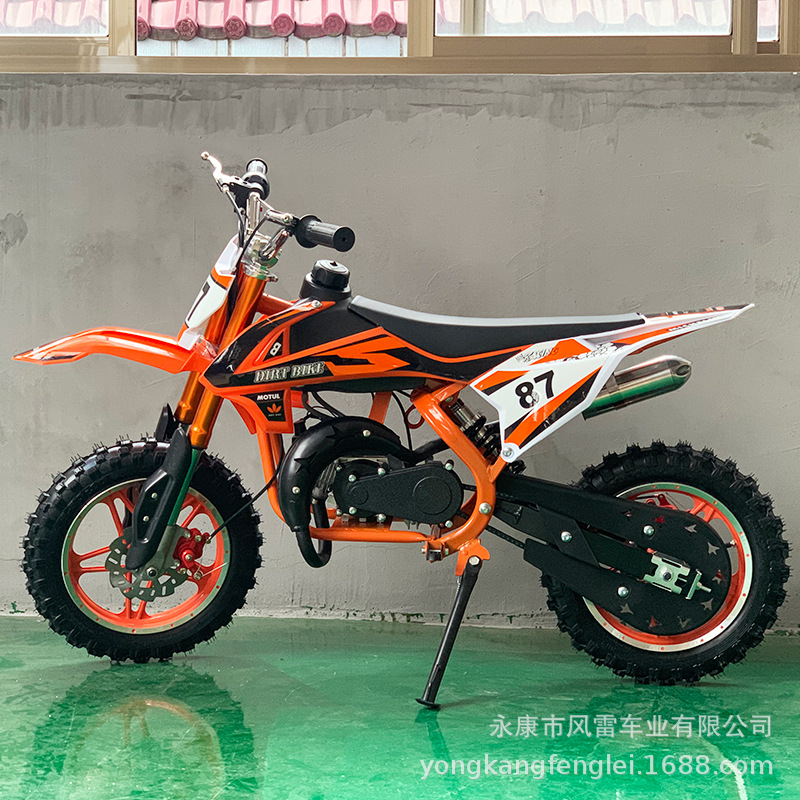 Mini Moto Todoterreno Infantil de Hierro y Plástico con Transmisión Automática para Niños Mayores de 12 Años