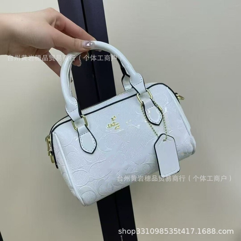 新款C家包包经典斜挎手提波士顿水桶包迷你枕头包斜挎手拎小包|undefined