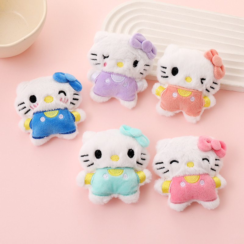 爆款kitty猫玩偶胸针蝴蝶结猫咪公仔配饰背包挂饰服饰diy装饰辅料|undefined