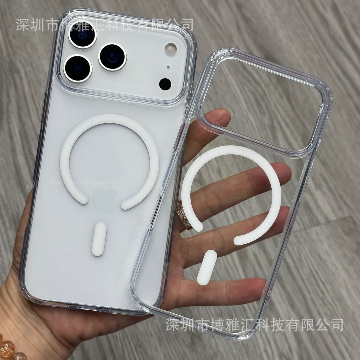 Aplicable para iPhone17promax alta permeabilidad magnética teléfono móvil Apple 16promax Bayer anti-amarillo dos en uno conjunto image 4
