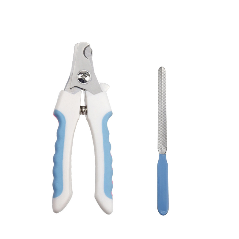 HD-311S tijeras para mascotas (recto azul tamaño pequeño + archivo)