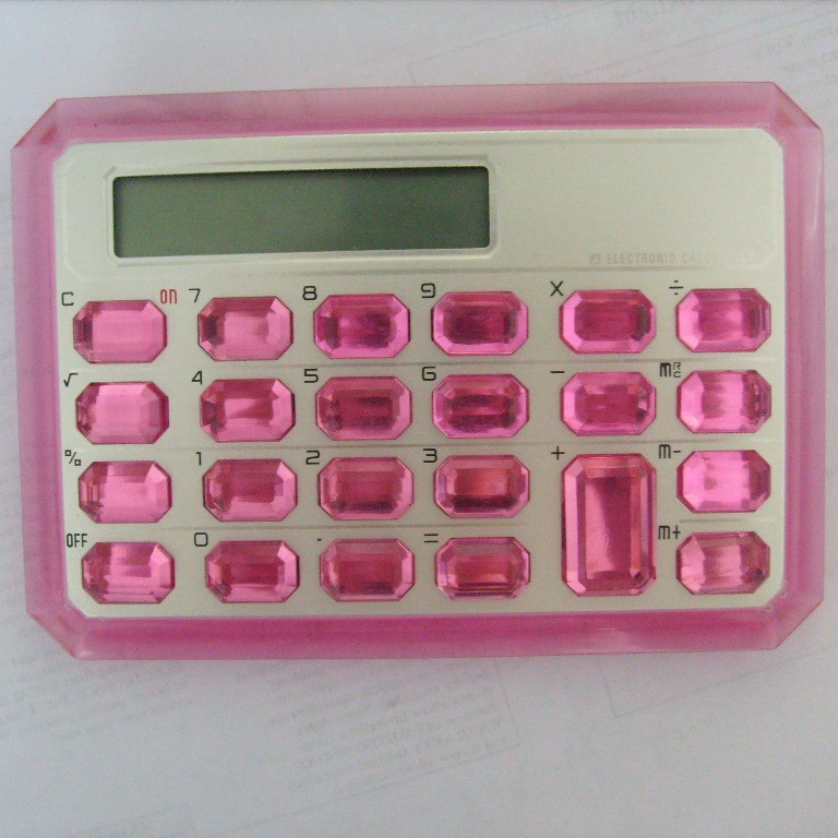 8-битный калькулятор, кристалл калькулятор, мини-калькулятор, бриллиант калькулятор, мультфильм калькулятор