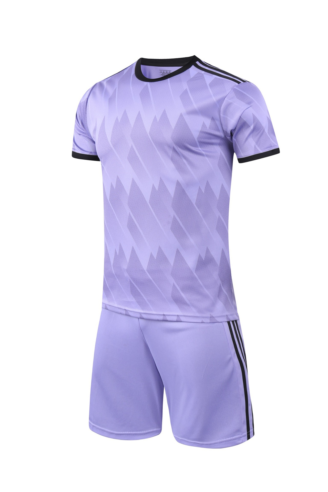 21-23 Nyt klubfodboldsæt Glat kortærmet træningstrøje til voksne og børn Gruppekøb_voghion.com