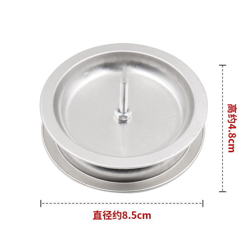 Stainless Steel Moxa Stick Holder Tray with Solid Wood Base and Extinguisher Cap for Moxibustion specifications