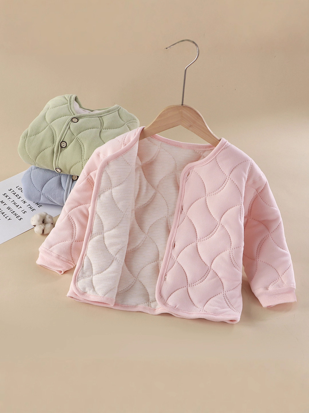 Tres capas de abrigo de niños, uniformes escolares, artefactos de algodón para niñas, ropa interior de algodón para niños, algodón para niños mayores y calientes