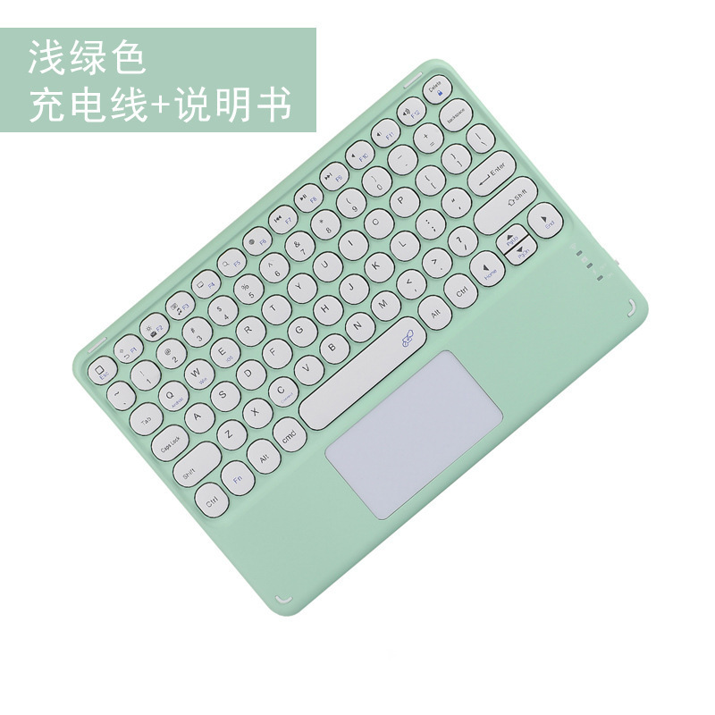 Bluetooth keyboard for ipad10 tablet Huawei Samsung mobile phone universal touch keyboard pro11 round cap