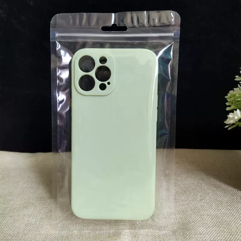 全透明手机壳包装袋 5.5/6.1/6.5/6.7寸通用塑料袋 透明密封骨袋