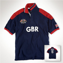 专柜品质刺绣大标国家款保罗RL男士短袖polo衫纯棉翻领短袖t恤男