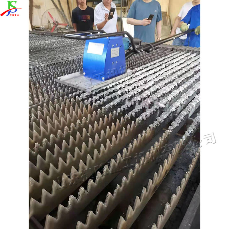 Equipo automático de eliminación de escoria de corte de perfil industrial limpiador de residuos de construcción máquina de eliminación de escoria de corte de plasma