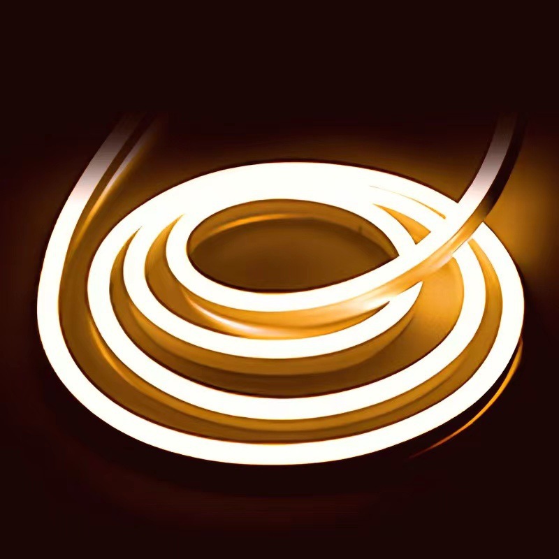 Tira de luces LED 12V RGB con control remoto, cambio de color, flexible, de silicona, impermeable, luz de neón, juego de 612