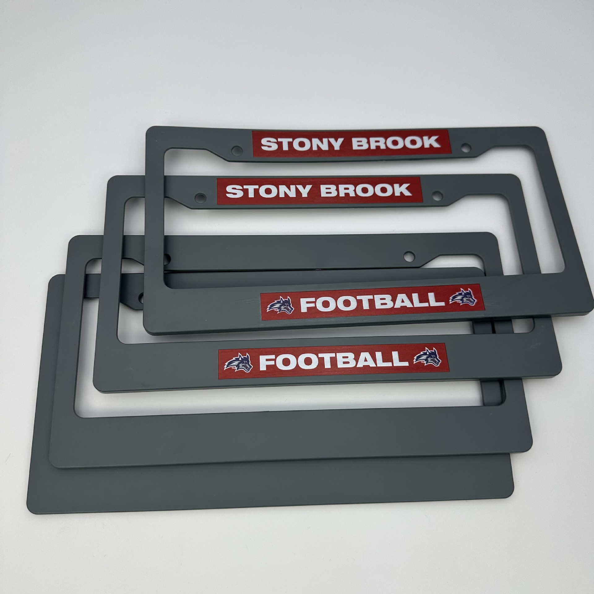 Cross-Border American Standard Stainless Steel License Plate Frame with Small Round 2-Hole Design, Anti-Falling Off for Cars