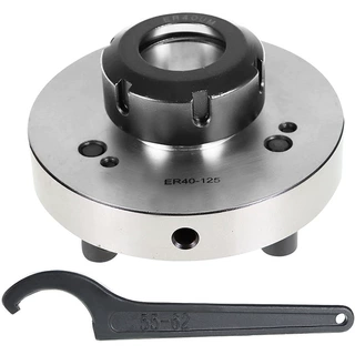 ER40-D100Collet Chuck Fixture法兰盘ER夹头座高精代替卡盘短锥