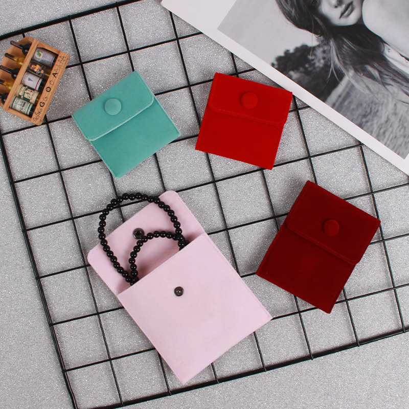 Mode Couleur Unie Chiffon Boucle Sacs D'emballage Bijoux display picture 4