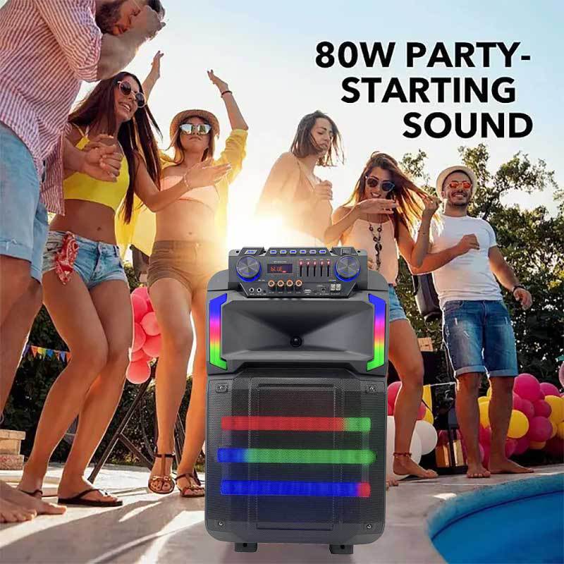 HOXEN L-1511爆款栏杆户外音响 华星工厂热销15寸无线麦克风蓝牙T