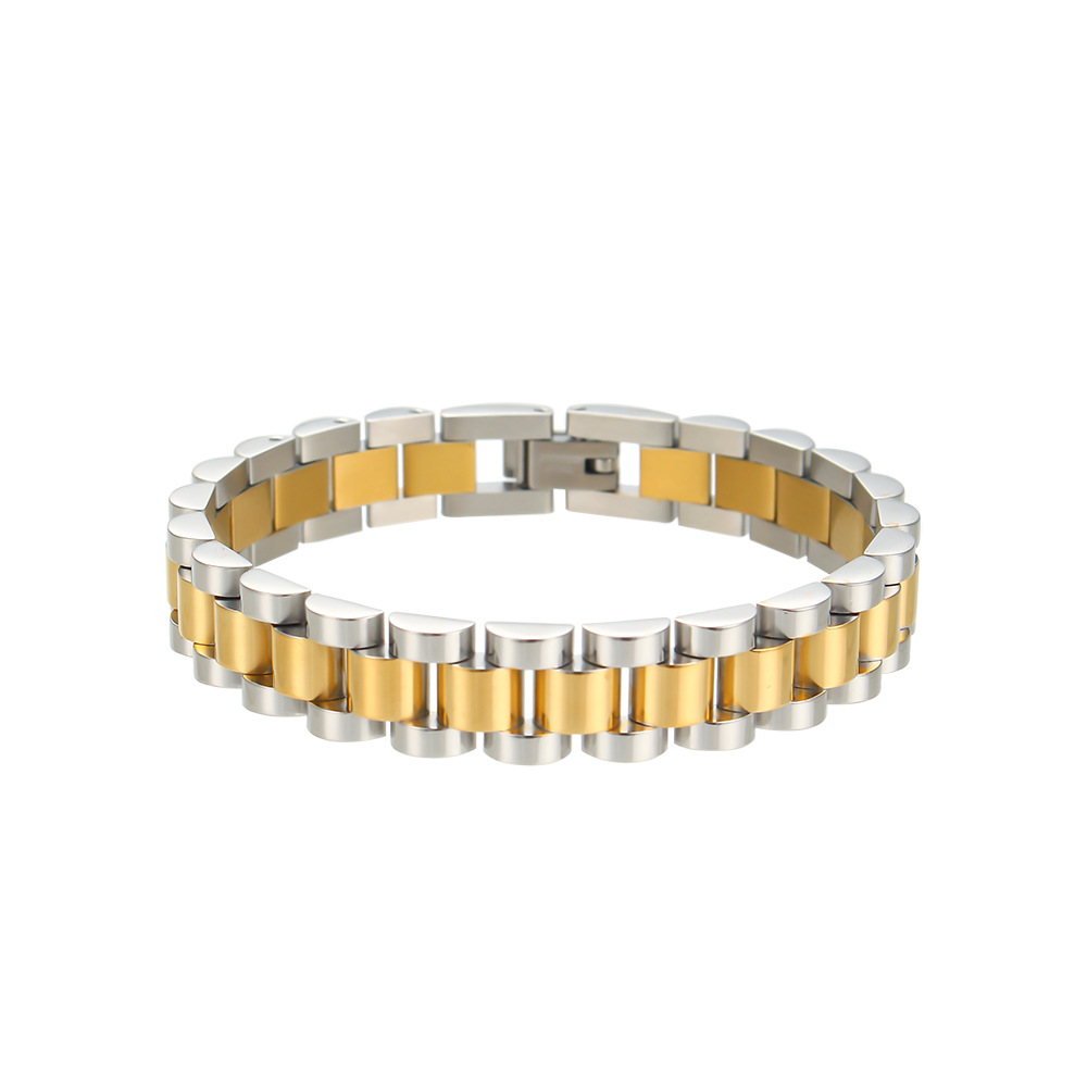 Lady Geometric Stainless Steel Bracelets Plating