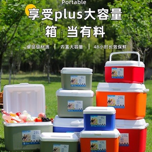 2025 New Car Refrigerator Small Freezer Insulated Box Breast Milk Refrigeration Stall Mini Outdoor Large Capacity