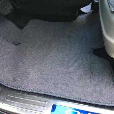 for one car, Universal Foot Pad - gray-driver-and-passenger-seats-2-pieces