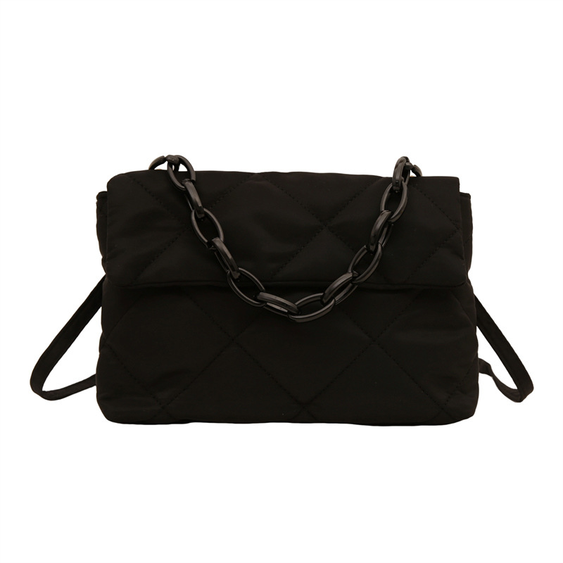 Este año, la popularidad de la gran capacidad del sobre de hombro de diamante 2024, la nueva moda, bolsas de mochila bordadas, bolsas cuadradas