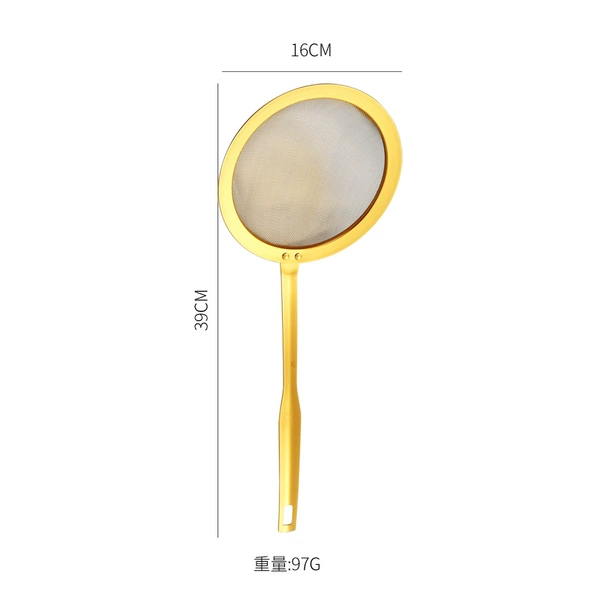[304 Net] Finely polished golden deep bottom net drain 16#