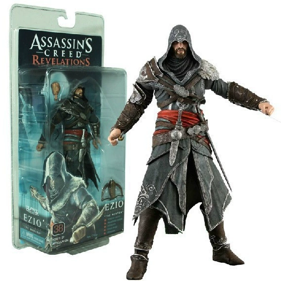 NECA Ассасинс Creed 3 3-е поколение Братство Эцио 7-дюймовая фігурка модель анимационная фигура оптовая