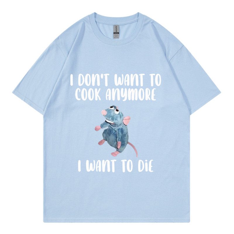 Dessin animé souris hommes coton à manches courtes Couple costume ample polyvalent ins mode T-shirt hommes été demi manches_voghion.com